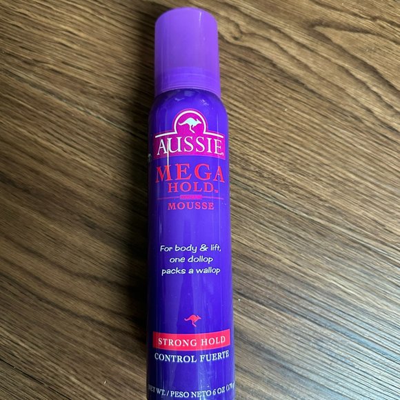 Aussie Hair Aussie Mega Hold Hair Mousse Strong Hold 6 Oz 3 Full